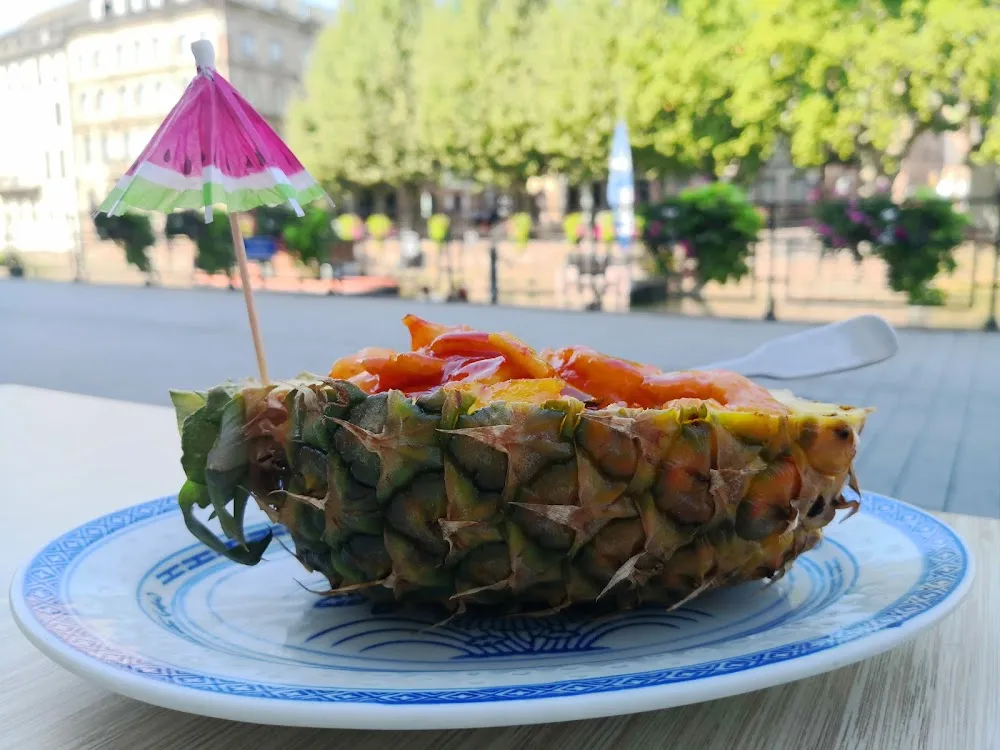 Crevettes À L'ananas